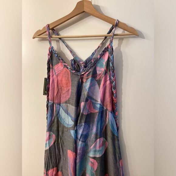Boamar x Revolve Miranda Watercolor Blue Maxi Dress Size XL - Picture 7 of 16